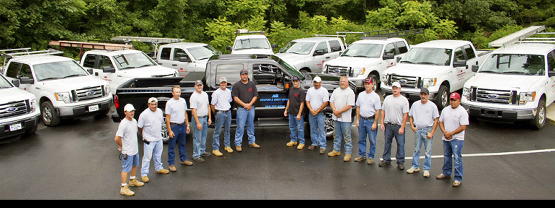 employees at parking lot